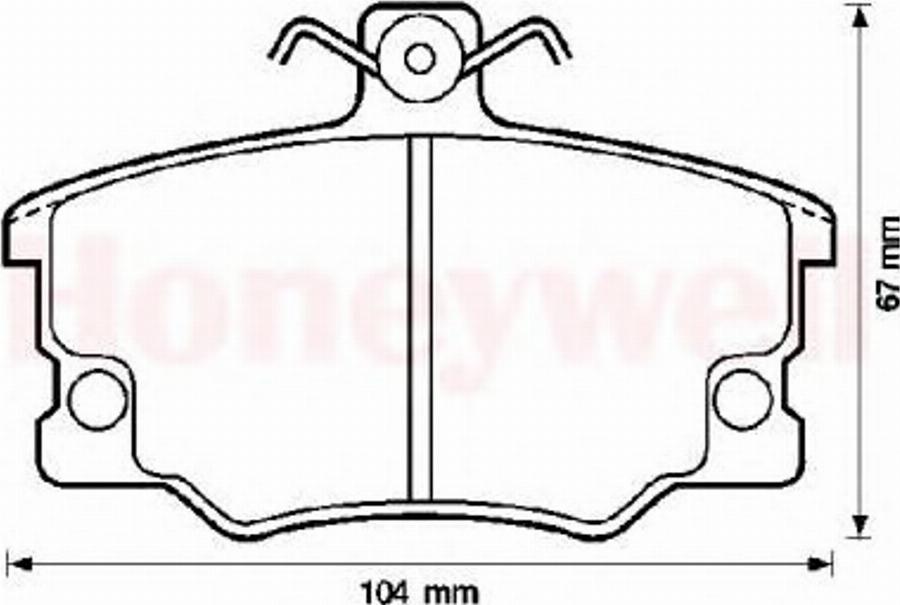 Jurid 571309JAS - Kit de plaquettes de frein, frein à disque cwaw.fr