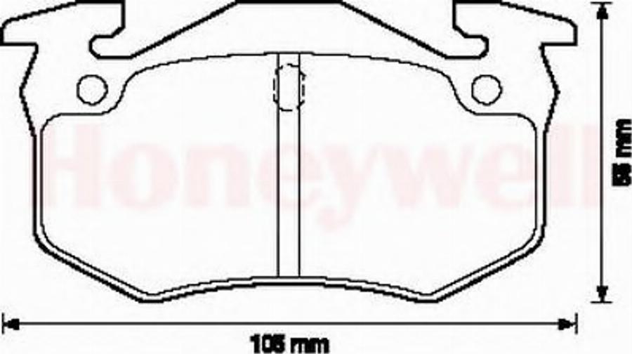 Jurid 571335J-AS - Kit de plaquettes de frein, frein à disque cwaw.fr