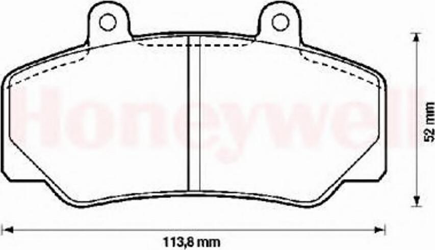 Jurid 571370J-AS - Kit de plaquettes de frein, frein à disque cwaw.fr