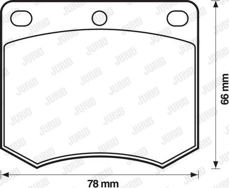 Jurid 571247D - Kit de plaquettes de frein, frein à disque cwaw.fr