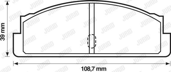 Jurid 571226J - Kit de plaquettes de frein, frein à disque cwaw.fr