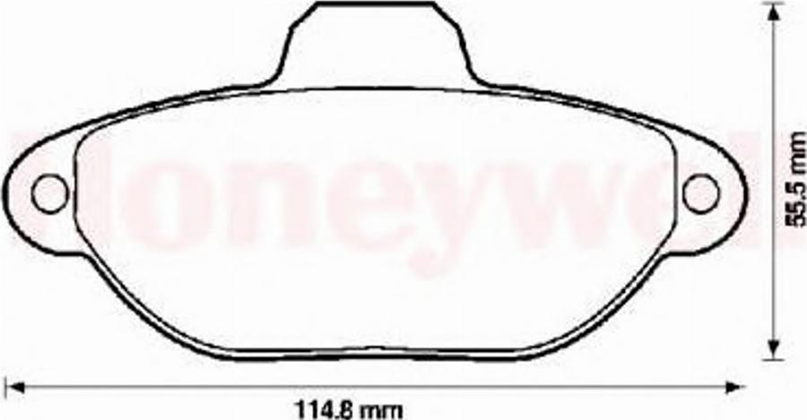 Jurid 571749JAS - Kit de plaquettes de frein, frein à disque cwaw.fr