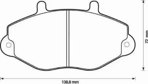 Lemförder 20712 - Kit de plaquettes de frein, frein à disque cwaw.fr