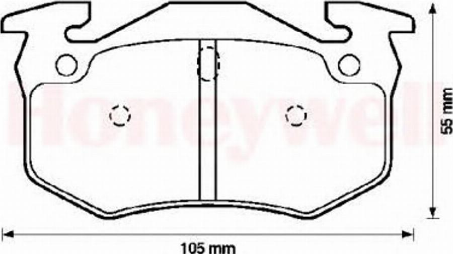 Jurid 571747J-AS - Kit de plaquettes de frein, frein à disque cwaw.fr