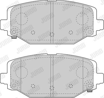 Jurid 573412J - Kit de plaquettes de frein, frein à disque cwaw.fr