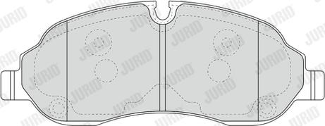 Jurid 573438J - Kit de plaquettes de frein, frein à disque cwaw.fr