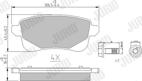 Valeo 671591 - Kit de plaquettes de frein, frein à disque cwaw.fr