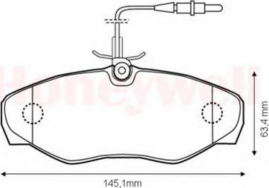 Jurid 573095J-AS - Kit de plaquettes de frein, frein à disque cwaw.fr