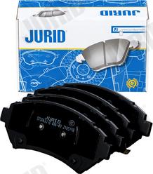 Jurid 573063J-D - Kit de plaquettes de frein, frein à disque cwaw.fr