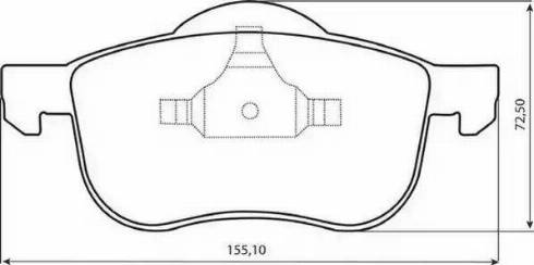 Jurid 573003J-AS - Kit de plaquettes de frein, frein à disque cwaw.fr