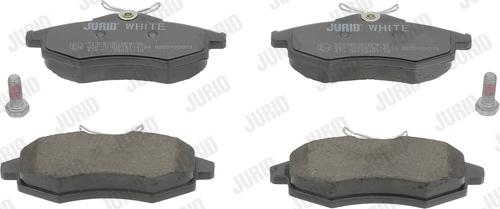 Jurid 573083JC - Kit de plaquettes de frein, frein à disque cwaw.fr