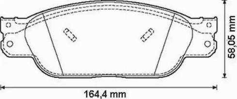 Jurid 573023J-AS - Kit de plaquettes de frein, frein à disque cwaw.fr