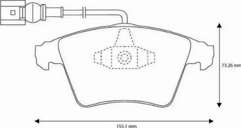 Jurid 573159J-AS - Kit de plaquettes de frein, frein à disque cwaw.fr