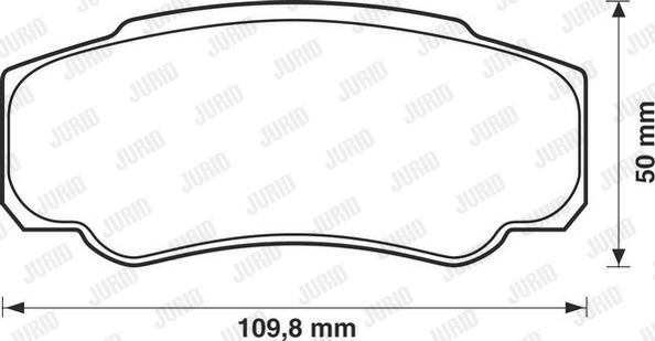 Jurid 573115D - Kit de plaquettes de frein, frein à disque cwaw.fr