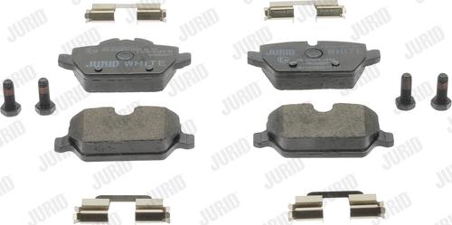 Jurid 573136JC - Kit de plaquettes de frein, frein à disque cwaw.fr