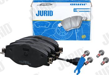 Jurid 573390J-D - Kit de plaquettes de frein, frein à disque cwaw.fr