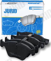 Jurid 573364J-D - Kit de plaquettes de frein, frein à disque cwaw.fr