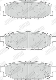 Jurid 573380J - Kit de plaquettes de frein, frein à disque cwaw.fr