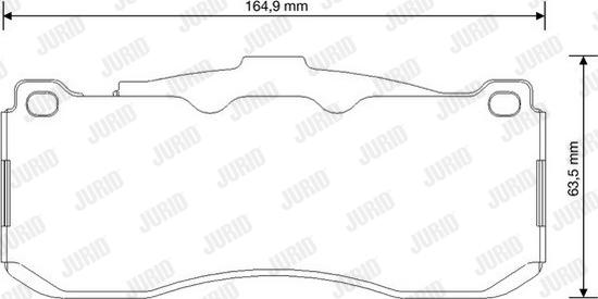 Jurid 573294J-AS - Kit de plaquettes de frein, frein à disque cwaw.fr