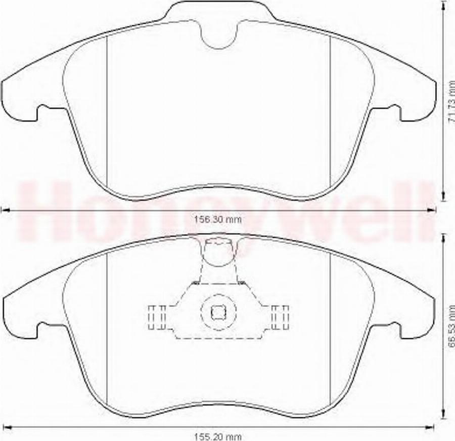 Jurid 573201JAS - Kit de plaquettes de frein, frein à disque cwaw.fr