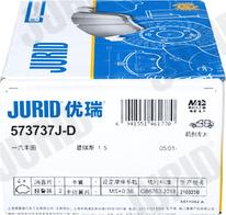 Jurid 573737J-D - Kit de plaquettes de frein, frein à disque cwaw.fr