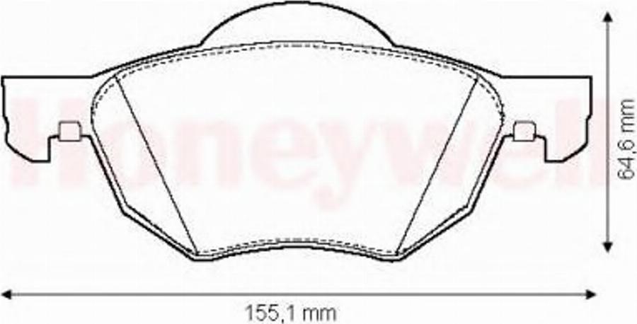 Jurid 572480JAS - Kit de plaquettes de frein, frein à disque cwaw.fr