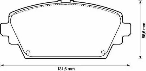 Jurid 572428J-AS - Kit de plaquettes de frein, frein à disque cwaw.fr