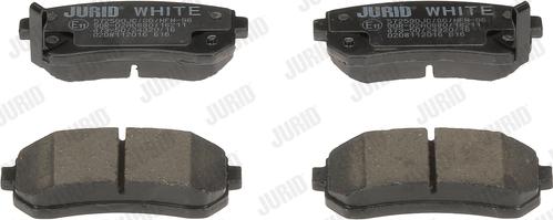 Jurid 572590JC - Kit de plaquettes de frein, frein à disque cwaw.fr