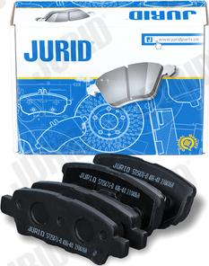 Jurid 572547J-D - Kit de plaquettes de frein, frein à disque cwaw.fr