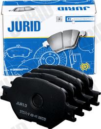 Jurid 572517J-D - Kit de plaquettes de frein, frein à disque cwaw.fr