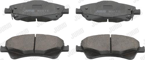 Jurid 572600JC - Kit de plaquettes de frein, frein à disque cwaw.fr