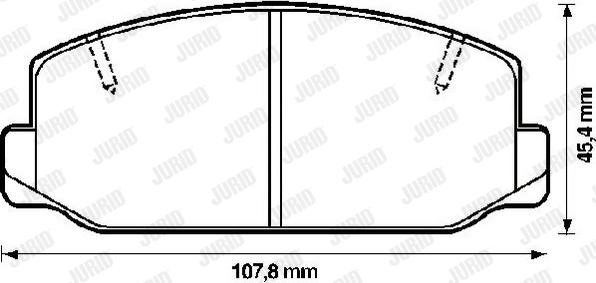 Jurid 572192J - Kit de plaquettes de frein, frein à disque cwaw.fr