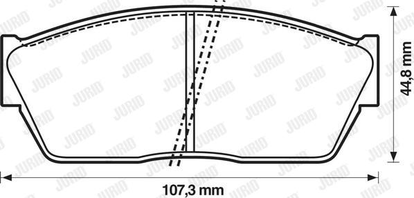 Jurid 572180J - Kit de plaquettes de frein, frein à disque cwaw.fr