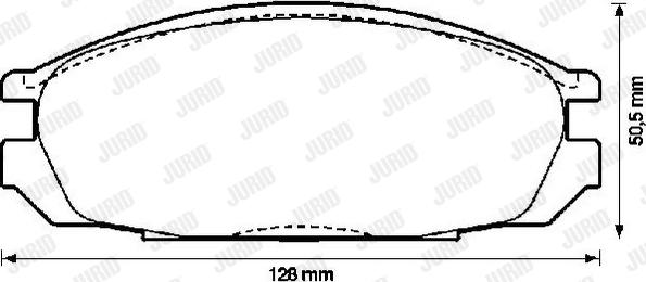 Jurid 572290J - Kit de plaquettes de frein, frein à disque cwaw.fr