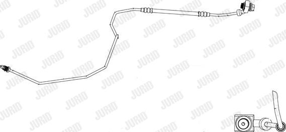 Jurid 173206J - Flexible de frein cwaw.fr