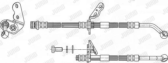 Jurid 172940J - Flexible de frein cwaw.fr