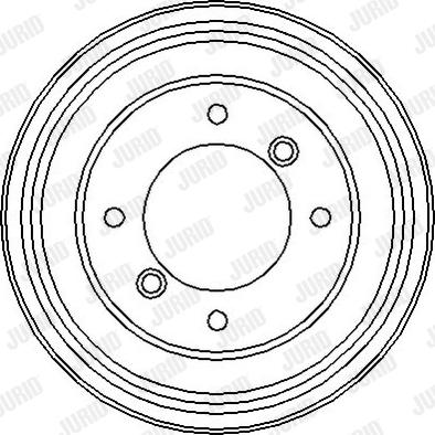 Jurid 329046J - Tambour de frein cwaw.fr