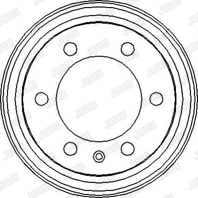 Jurid 329009J - Tambour de frein cwaw.fr