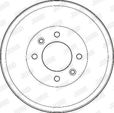 Jurid 329150J - Tambour de frein cwaw.fr