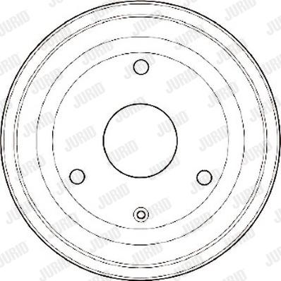 Jurid 329118J - Tambour de frein cwaw.fr