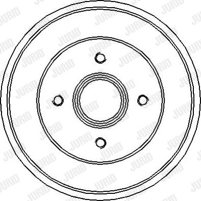 Jurid 329113J - Tambour de frein cwaw.fr