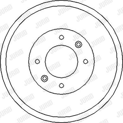 Jurid 329117J - Tambour de frein cwaw.fr