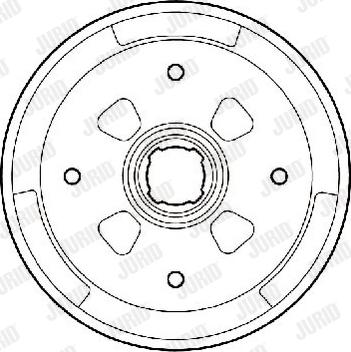 Jurid 329182J - Tambour de frein cwaw.fr