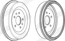 Jurid 329268J - Tambour de frein cwaw.fr