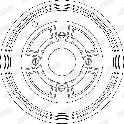 Jurid 329217J - Tambour de frein cwaw.fr