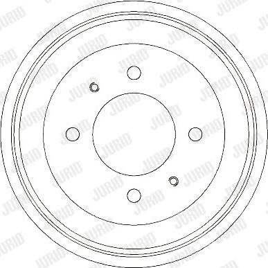 Jurid 329274J - Tambour de frein cwaw.fr