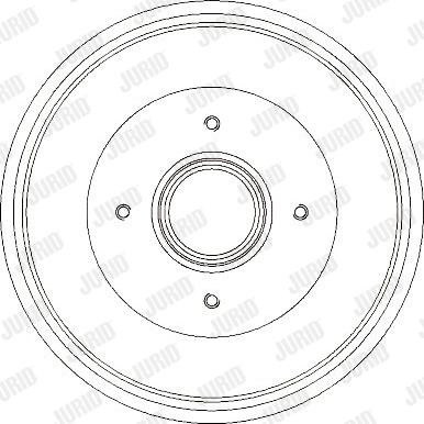 Jurid 329731J - Tambour de frein cwaw.fr