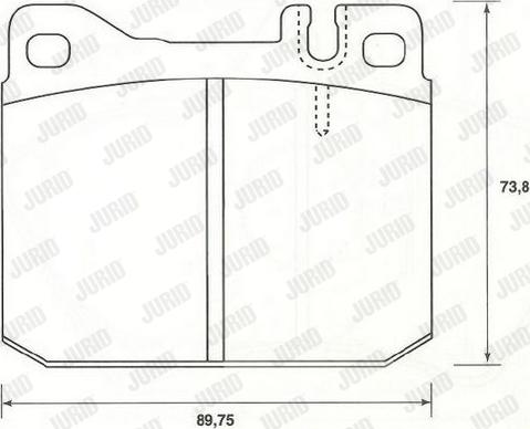 Jurid 2955405880 - Kit de plaquettes de frein, frein à disque cwaw.fr