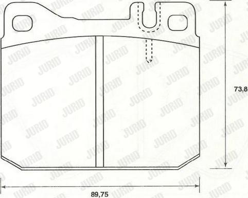 Jurid 2955415880 - Kit de plaquettes de frein, frein à disque cwaw.fr