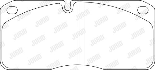 Jurid 2906709560 - Kit de plaquettes de frein, frein à disque cwaw.fr